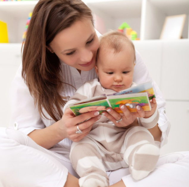 Mother Reading to Child 